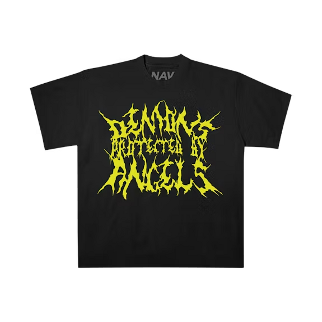 Vlone x Nav DPBA Box Set 002 Jagged T-shirt Black - SneakCenter