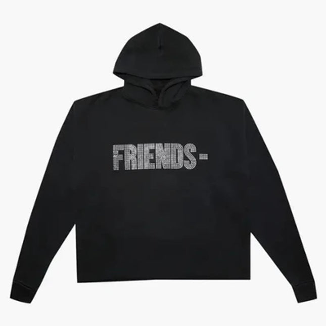 Vlone Friends Rhinstone Hoodie Black