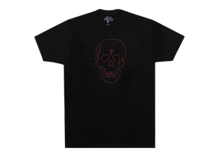Vlone x Neighborhood Skull Black Red T-Shirt
