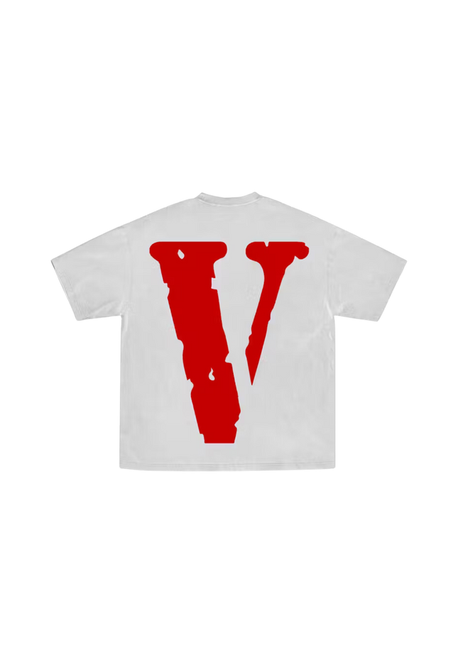 Vlone x YoungBoy NBA Reaper's Child White TShirt - SneakCenter