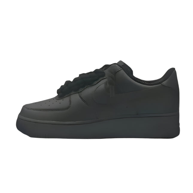 Nike Air Force 1 Low 07 Black Black Rope Laces - SneakCenter