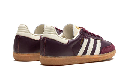 adidas Samba OG Maroon Gold Metallic - SneakCenter