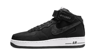 Air Force 1 Mid Stussy All Black - SneakCenter