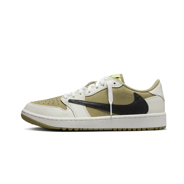Air Jordan 1 Low Golf Travis Scott Neutral Olive - SneakCenter