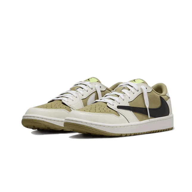 Air Jordan 1 Low Golf Travis Scott Neutral Olive - SneakCenter