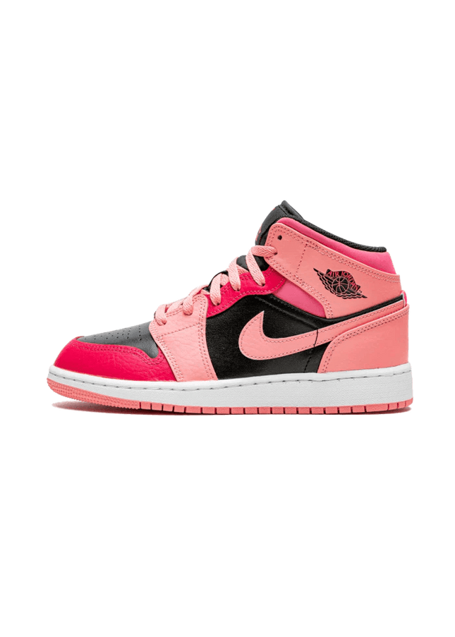 Air Jordan 1 Mid Coral Chalk Pink - SneakCenter