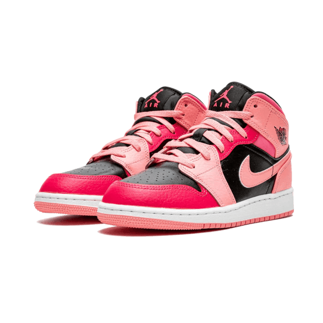 Air Jordan 1 Mid Coral Chalk Pink - SneakCenter