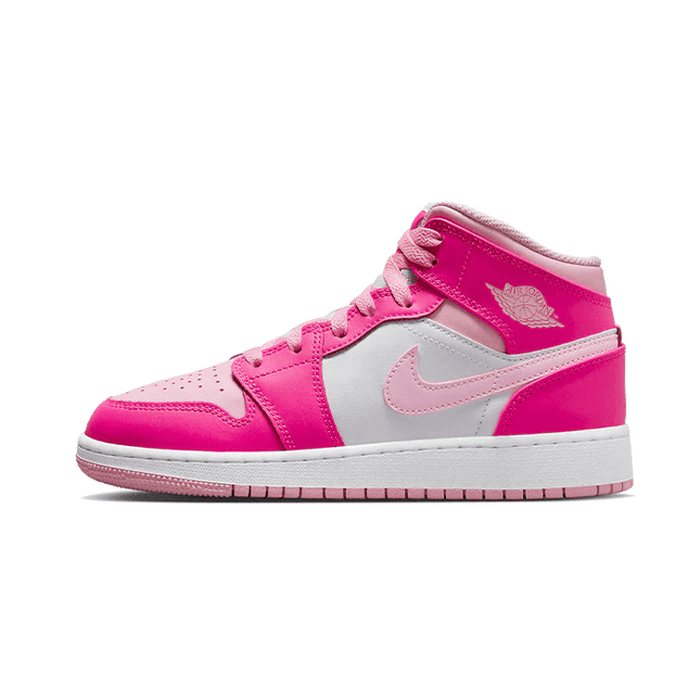 Air Jordan 1 Mid Fierce Pink (GS) - SneakCenter