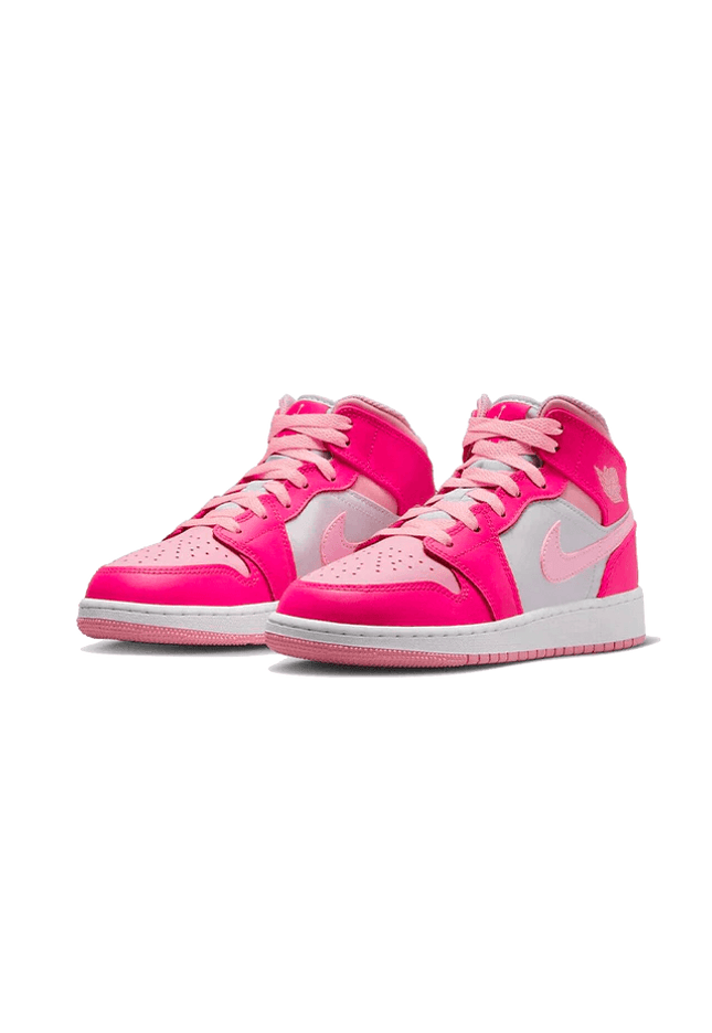 Air Jordan 1 Mid Fierce Pink (GS) - SneakCenter