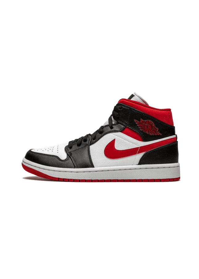 Air Jordan 1 Mid Gym Red Black White - SneakCenter