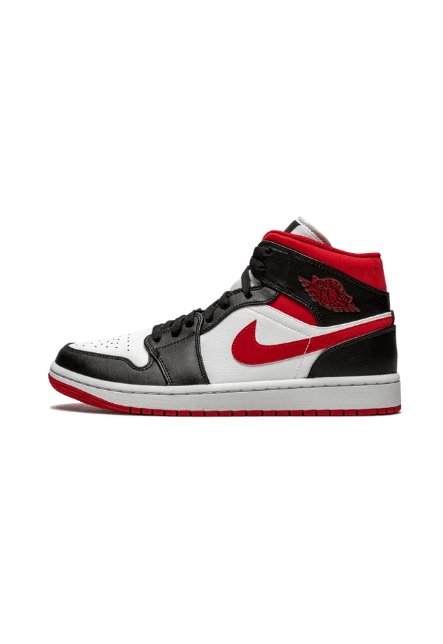 Air Jordan 1 Mid Gym Red Black White - SneakCenter