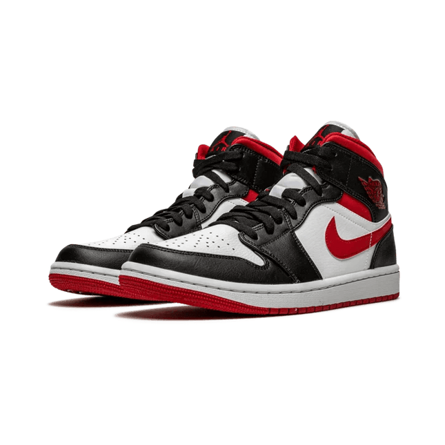 Air Jordan 1 Mid Gym Red Black White - SneakCenter