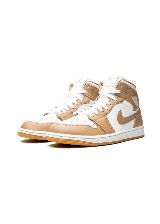 Air Jordan 1 Mid Hemp Tan Gum - SneakCenter