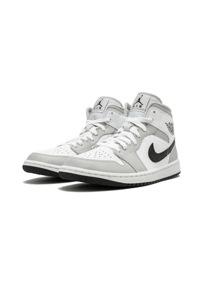 Air Jordan 1 Mid Light Smoke Grey - SneakCenter