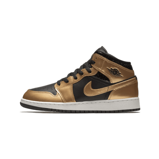 Air Jordan 1 Mid Metallic Gold - SneakCenter