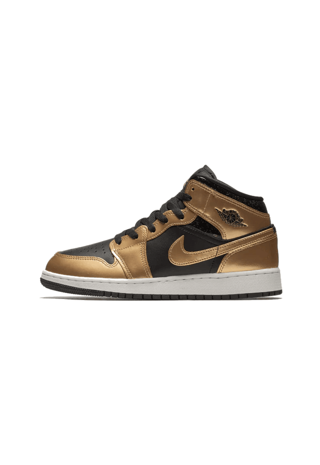 Air Jordan 1 Mid Metallic Gold - SneakCenter
