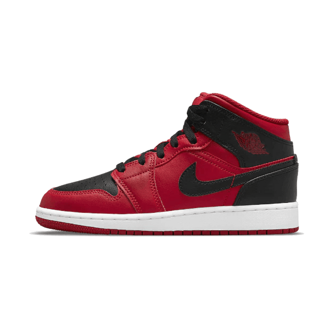 Air Jordan 1 Mid Reverse Bred GS - SneakCenter