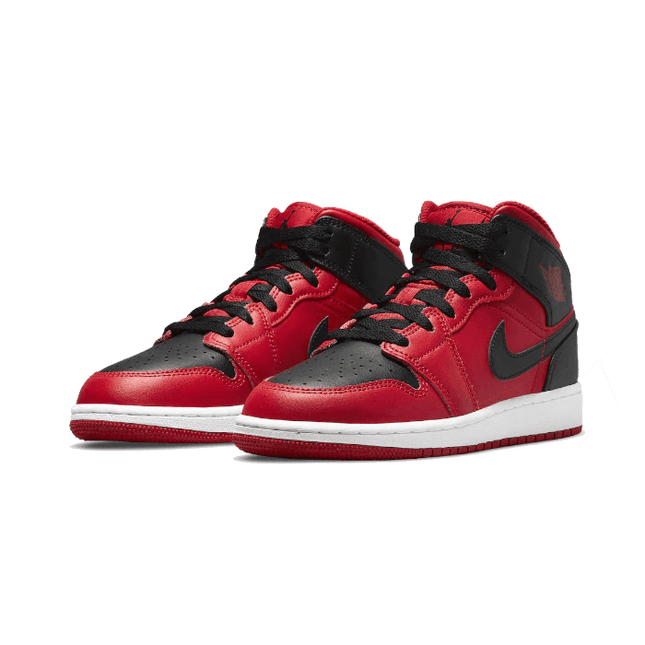 Air Jordan 1 Mid Reverse Bred GS - SneakCenter