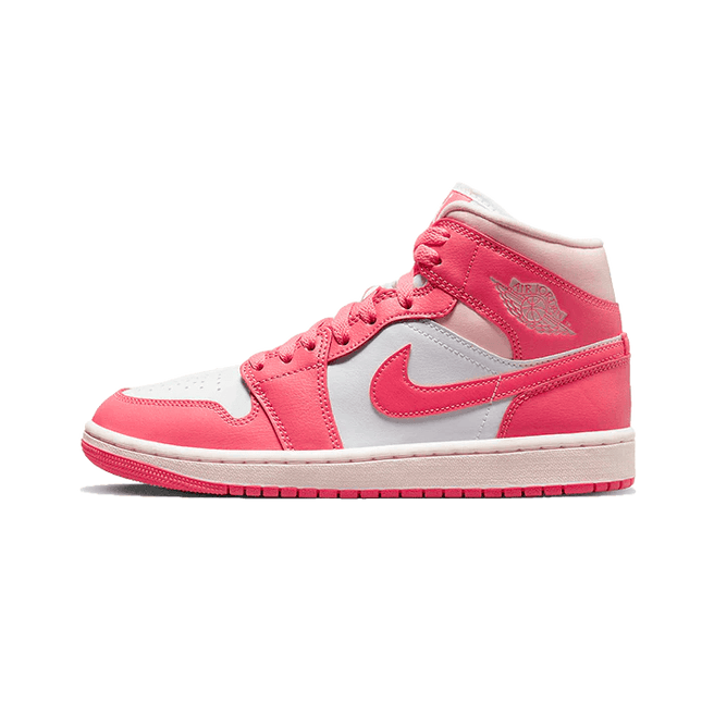 Air Jordan 1 Mid Strawberries And Cream - SneakCenter