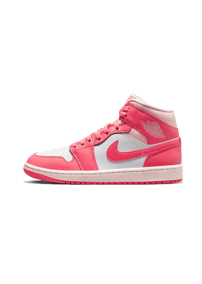 Air Jordan 1 Mid Strawberries And Cream - SneakCenter