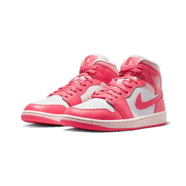 Air Jordan 1 Mid Strawberries And Cream - SneakCenter