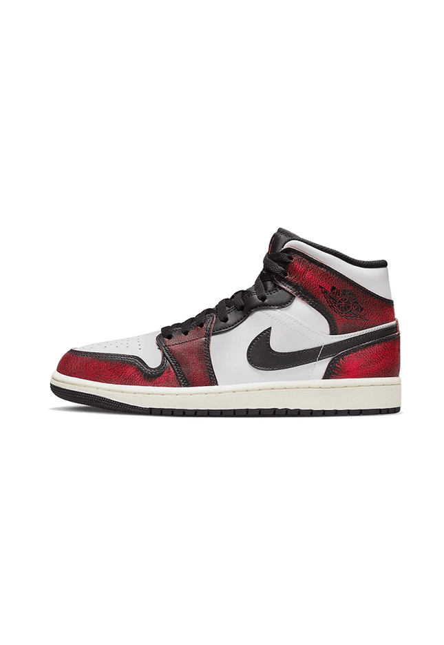 Air Jordan 1 Mid Wear-Away Chicago - SneakCenter