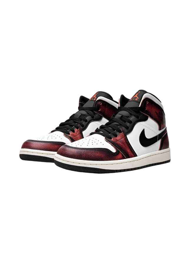 Air Jordan 1 Mid Wear-Away Chicago - SneakCenter