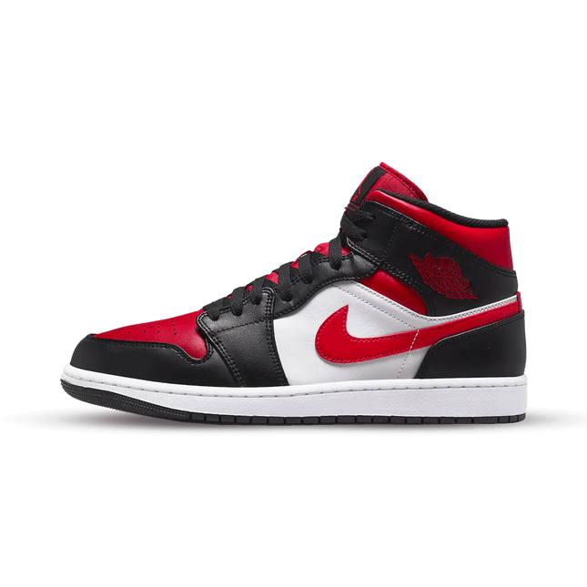 Air Jordan 1 Mid White Black Red - SneakCenter