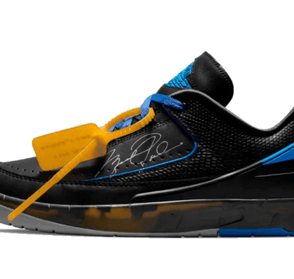 Air Jordan 2 Retro Low SP Off-White Black Blue - SneakCenter