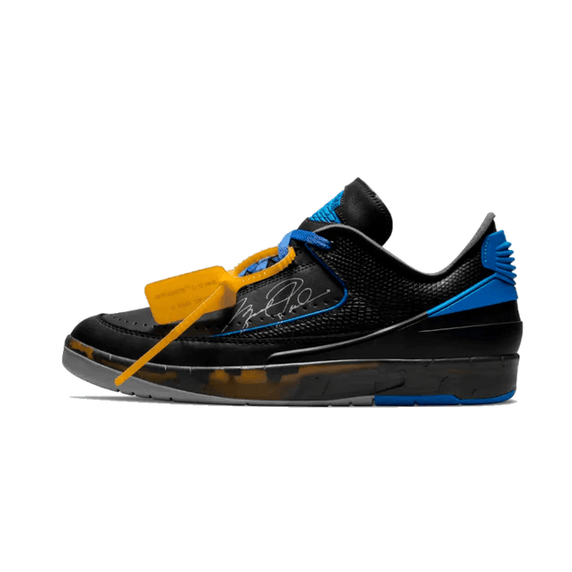 Air Jordan 2 Retro Low SP Off-White Black Blue - SneakCenter