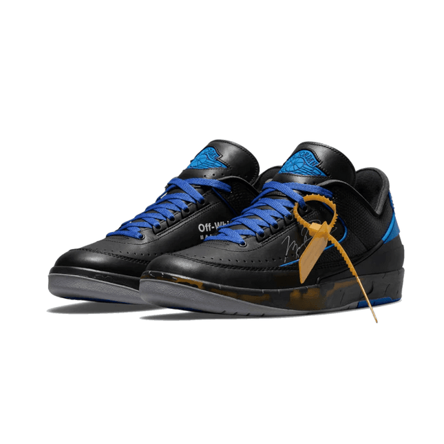 Air Jordan 2 Retro Low SP Off-White Black Blue - SneakCenter