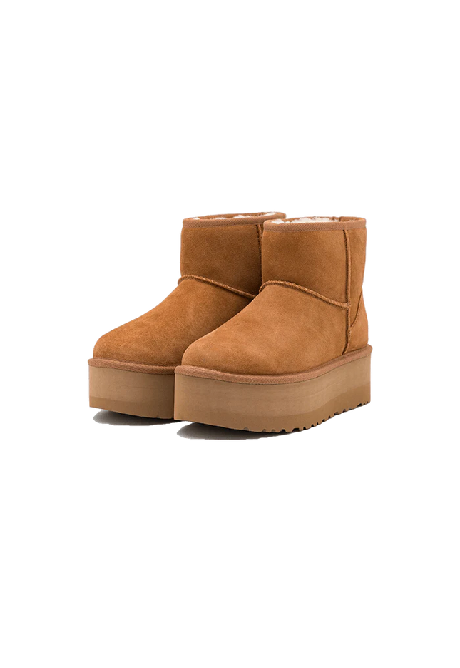UGG Classic Mini Platform Boot Chestnut - SneakCenter