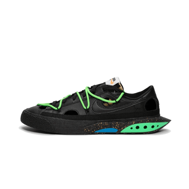 Blazer Low Off-White Black Green - SneakCenter