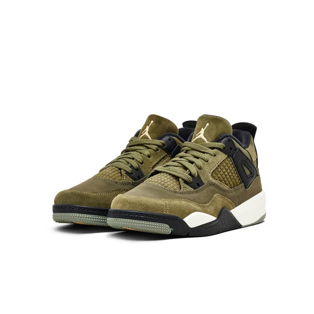 Air Jordan 4 Medium Olive (TD & PS) - SneakCenter