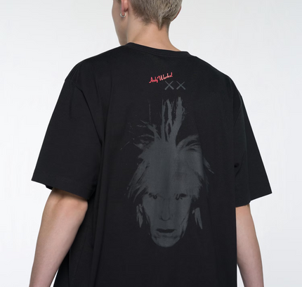 KAWS x Uniqlo Warhol UT Graphic T-shirt Black - SneakCenter