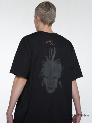 KAWS x Uniqlo Warhol UT Graphic T-shirt Black