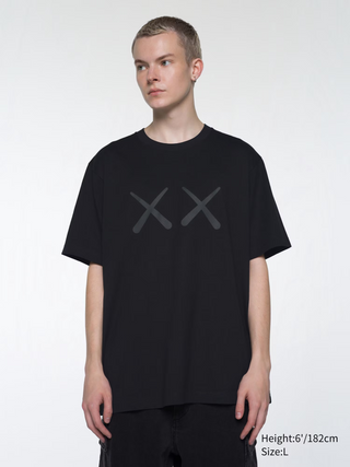 KAWS x Uniqlo Warhol UT Graphic T-shirt Black