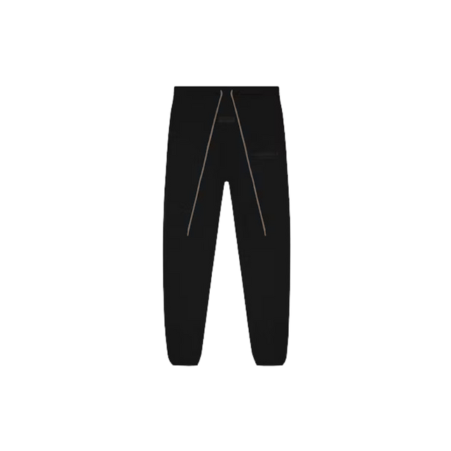 Fear of God Essentials Sweatpants Jet Black - SneakCenter