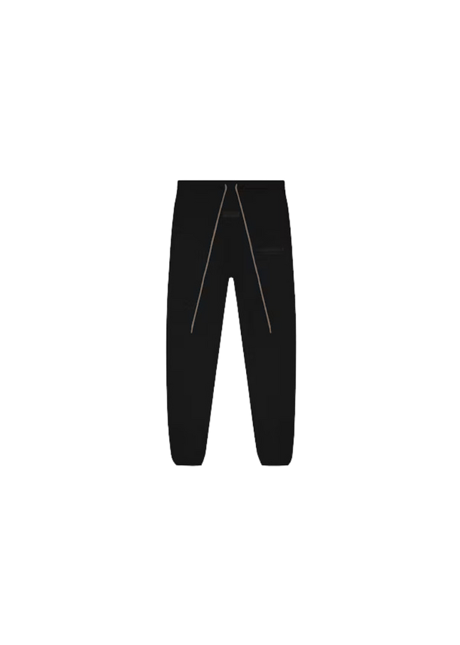 Fear of God Essentials Sweatpants Jet Black - SneakCenter