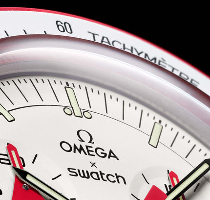 Swatch x Omega Bioceramic Moonswatch Mission to Mars - SneakCenter