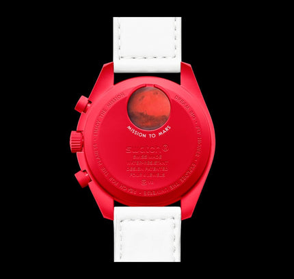 Swatch x Omega Bioceramic Moonswatch Mission to Mars - SneakCenter