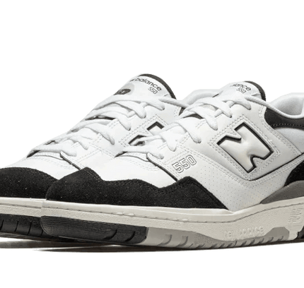 New Balance 550 White Black Rain Cloud - SneakCenter
