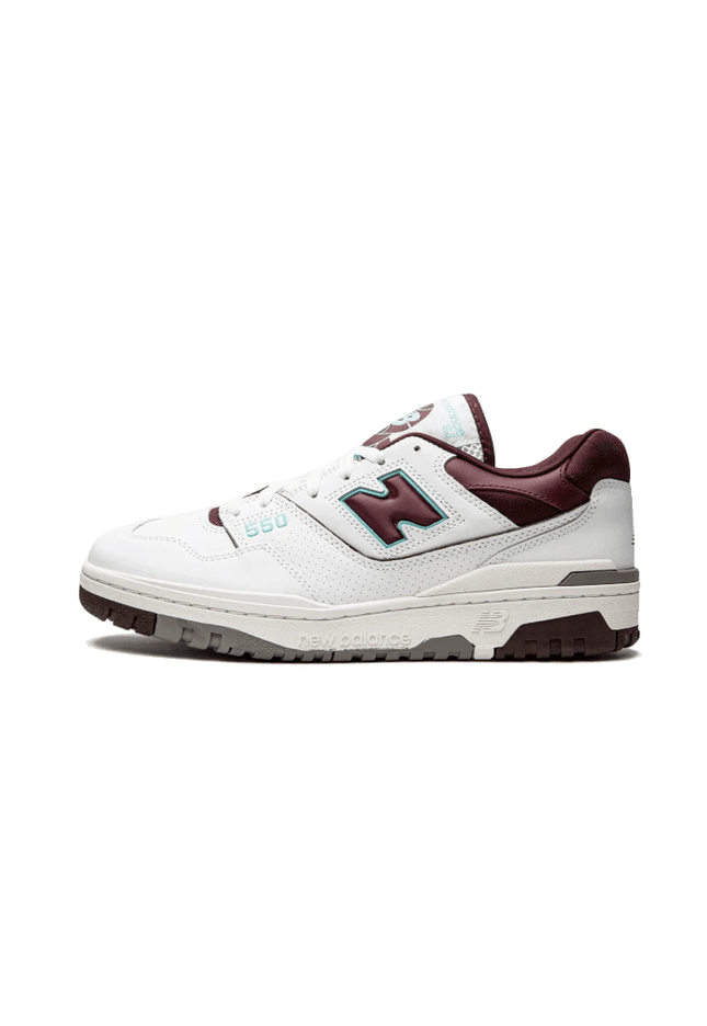 New Balance 550 White Burgundy Blue - SneakCenter