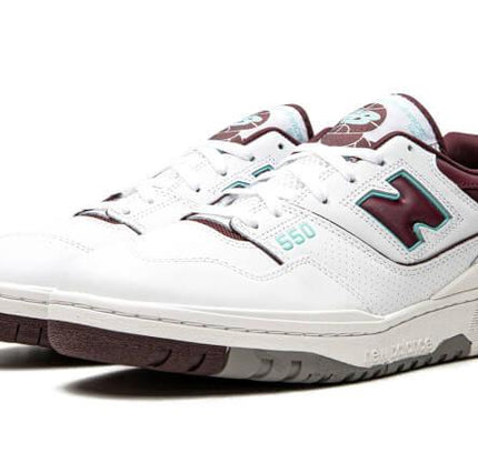 New Balance 550 White Burgundy Blue - SneakCenter