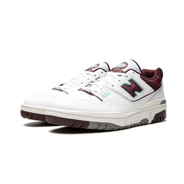 New Balance 550 White Burgundy Blue - SneakCenter