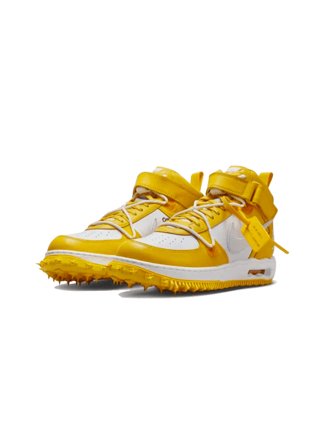 Nike Air Force 1 Mid SP Off-White Varsity Maize - SneakCenter