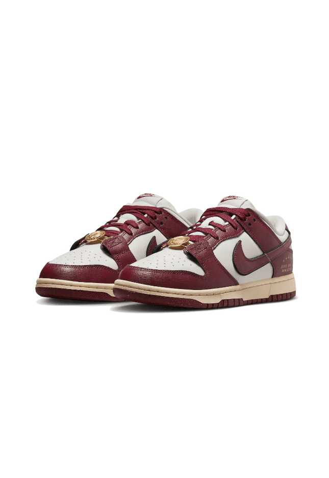 Nike Dunk Low SE Just Do It Sail Team Red - SneakCenter
