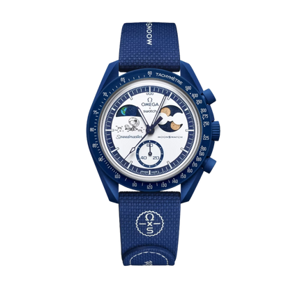 Swatch x Omega Bioceramic Moonswatch Mission to Earthphase Moonshine Gold PopCorn - SneakCenter