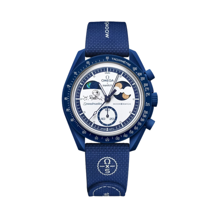 Swatch x Omega Bioceramic Moonswatch Mission to Earthphase Moonshine Gold PopCorn - SneakCenter