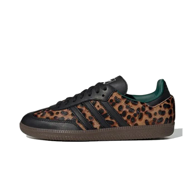 Adidas Samba OG Black Green Leopard - SneakCenter